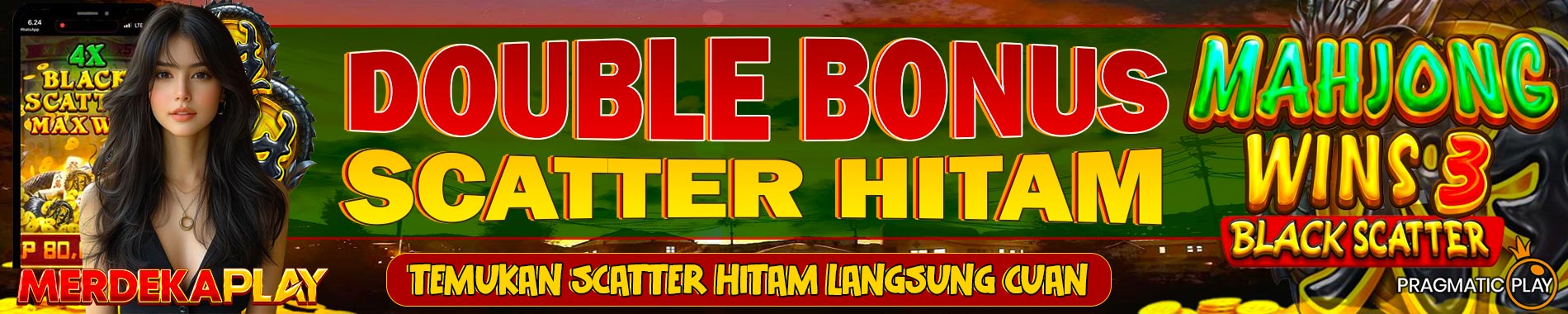 Double Bonus Scatter Hitam Mahjong Wins 3